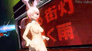 megurine luka nude mod rocks alien bunny costume big tits ass