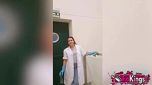 Cleaning Lady Fucks College Seeks Porn Stardom