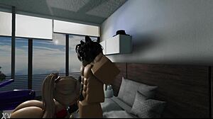 snowbunny ditches bbc for thick bwc pounding her big tits doggystyle