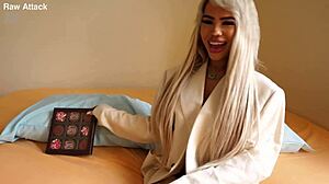 Luna Luxe Deepthroats Petite Lingerie POV Valentine's Fuck