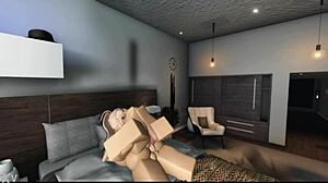 snowbunny ditches bbc for thick bwc pounding her big tits doggystyle