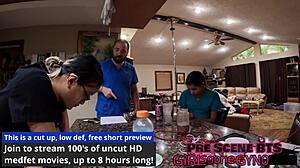 Nurse Aria Nicole Dominates Humiliated Patient Channy Crossfire in Latex Fetish Play