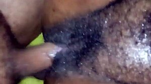 My oily wet ebony milf pussy throbs for deep orgasmic pounding