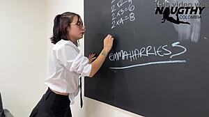 rebellious student sneaks solo fun before classes start