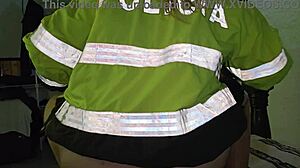 Blonde Cop Sits Deep On Thick Cock In Office Heat