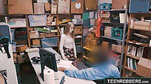 dolly leigh caught shoplifting? police pounds horny teen hard!