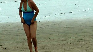 My latina wife loves beach sex with best friend's son so much