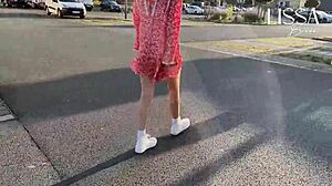 Hot Latina Flashes Tits and Wet Pussy While Masturbating on Crowded Public Bus