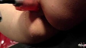 Maxine X drills bound Layla Lust's pussy hole relentlessly