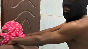 hey curvy exhibitionist bent screaming against bathroom wall flashing dirty!