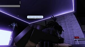 Roblox goth slut 😈 wrecked by BBC bull... turned total blacked whore now! 🍆💦