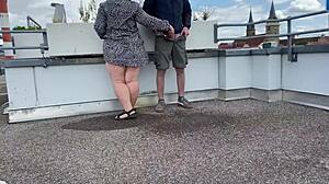 Peeing everywhere with my mother-in-law dirty hobby!