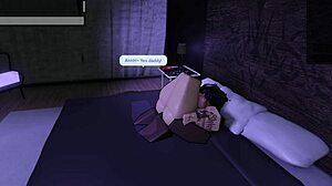 Roblox goth slut 😈 wrecked by BBC bull... turned total blacked whore now! 🍆💦