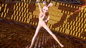 megurine luka nude mod rocks alien bunny costume big tits ass