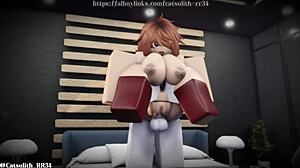 Cash offer tempts her nude. She picks blowjob tits fuck session instead.