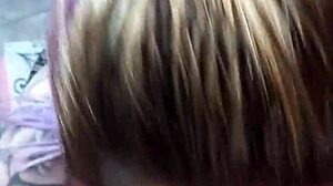 Blonde Girlfriend's Deepthroat Dare Shocks Friend?