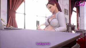 Shemale milf claims petboy femboy for bareback birthday futa pounding in 3D