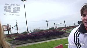 Luana Gaucha Takes Cash From Don Picone To Strip Nude Outdoor