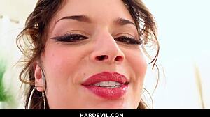 vanessa vega's oiled ass gapes wide from monster cock anal toys and fisting