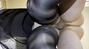 Thrilling kitchen doggy with my fat girlfriend