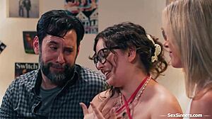 In-Laws Fuck Daughter-In-Law While Family's Home