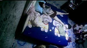 beautiful woman teases her body backstage before masturbating intimately