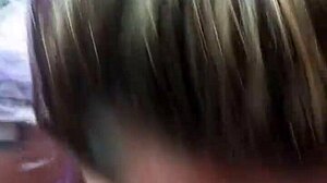 Blonde Girlfriend's Deepthroat Dare Shocks Friend?