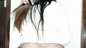 final surprise two creampies in her ass 😲🔥