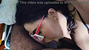 Stepsister Gulps Brother's Massive Cumshot After Party Fuck