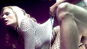 rips FISHNETS off mistress bent over for hardcore assfucking