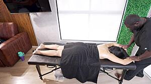 Oily massage leads to bbc creampie pounding latina pawg kylei ellish by semaj