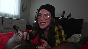 Tomboy Begs for Monster Cock in Ass and Pussy Creampie!