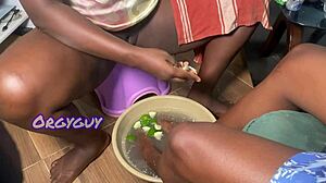 Naughty Couple Spreads Juicy Pussy During Nail Play