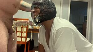 i drank my puke after that rough facefuck session