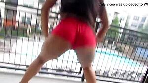 Ebony Twerker Rips Clothes for Ultimate Ass Shaking Booty Dance