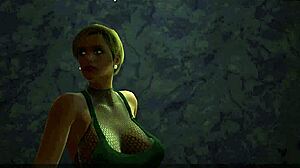 ebony milf deepthroats monster black cock at triangle club