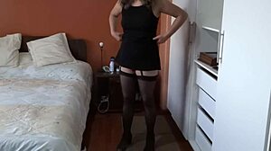 Stepsons Friends Cum Watching My Erotic Lingerie Tease