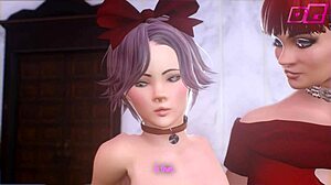 Shemale milf claims petboy femboy for bareback birthday futa pounding in 3D
