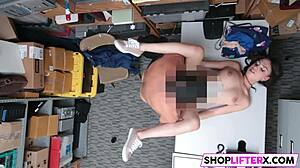 Pretty Taylor Shoplifter Banged Hard by Burglar Cops