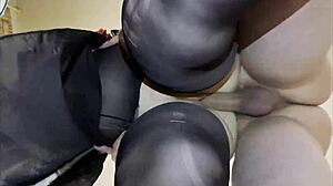 Thrilling kitchen doggy with my fat girlfriend