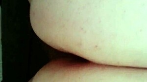 He pounds his fat wife's tight ass in the bathroom