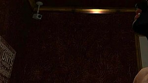 ebony milf deepthroats monster black cock at triangle club