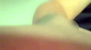 blonde teases pussy wide open by window