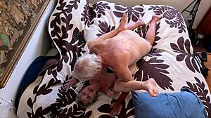 Wife Fucks Husband Bareback on Hawaiian Quilt Missionary Style