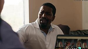 busty latina wife fucks husband's big black cock