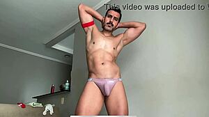 sexy amateur tries skimpy thongs flashing big ass