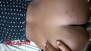 preta's juicy ebony ass fucked hard with big tits bouncing