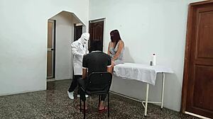 Cheating slut begs doctor for deep pounding