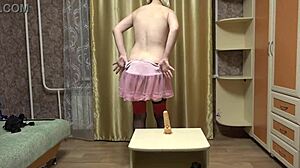 pregnant milf strips sexy feeling her curves glow amateur joy