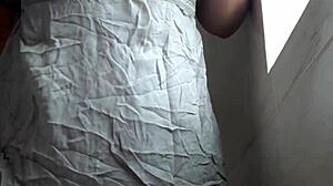 Office Arrival Sparks Stockings Masturbation Tease